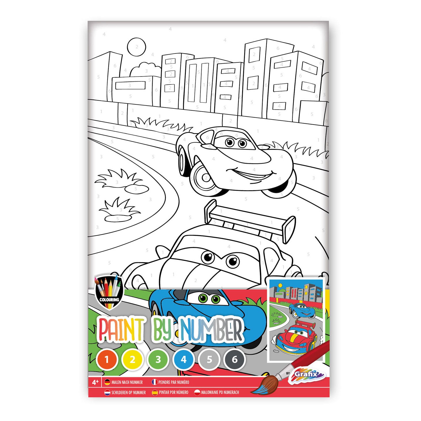 Grafix Painting by Number Cars