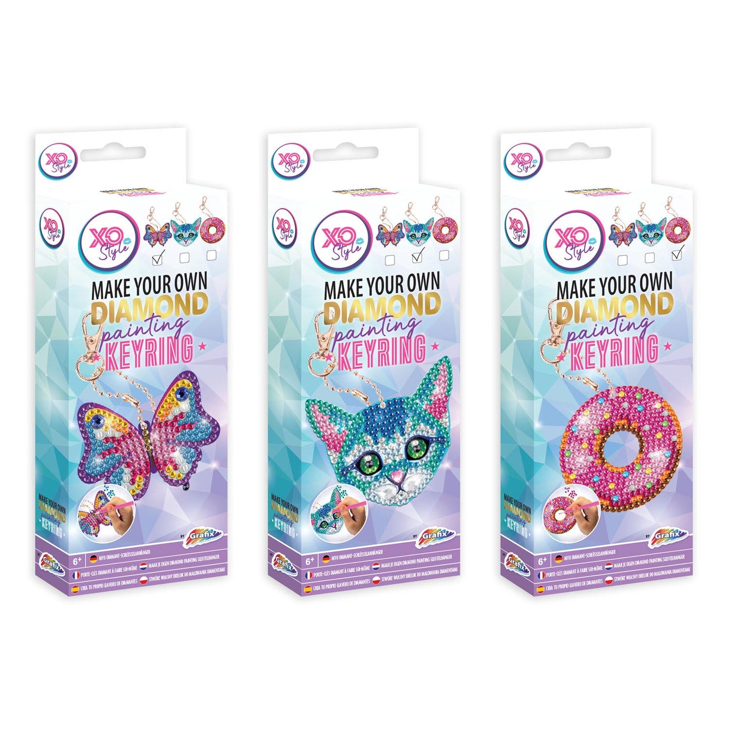 Creative Craft Group Faire votre propre porte-clés de peinture de diamant