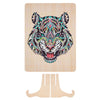 Tiger de puzzle en bois unique, 130e.