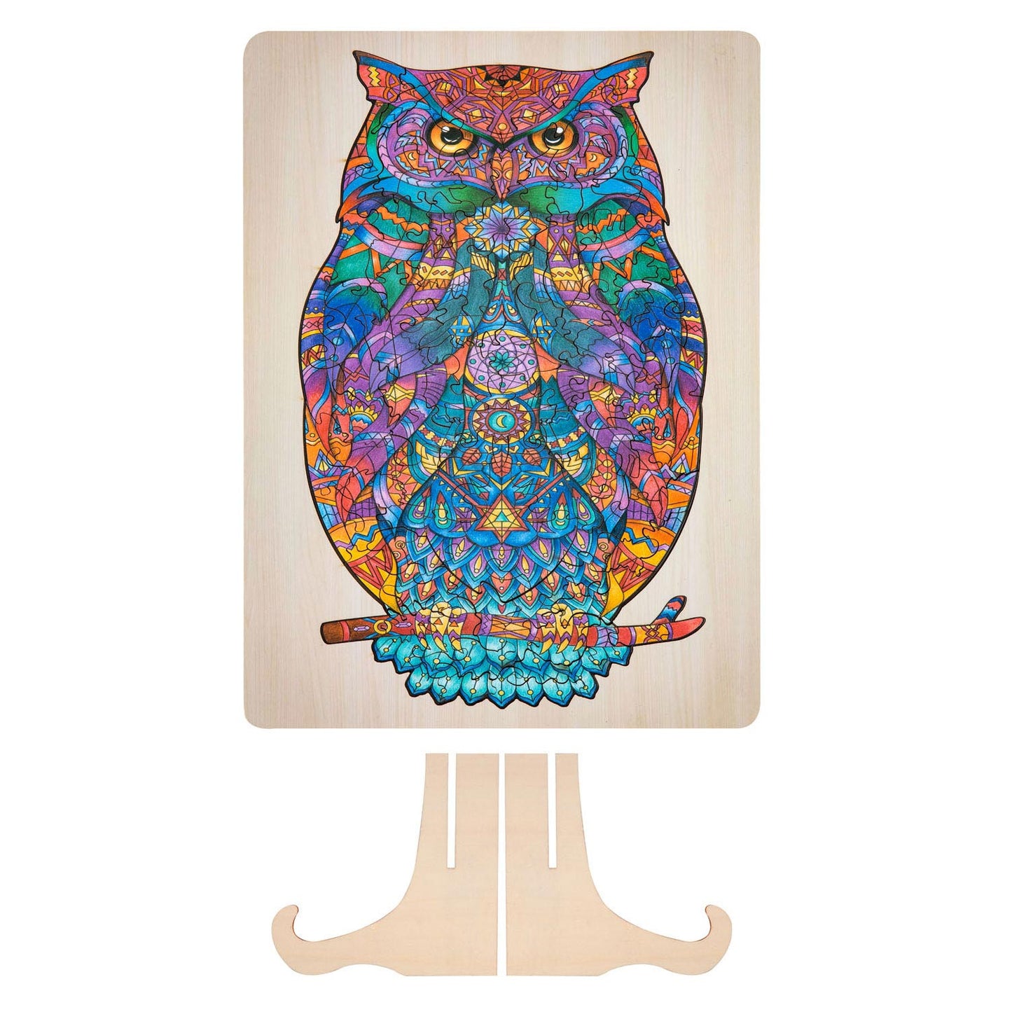 Creative Craft Group Unique Wooden Puzzle Owl, 130st.