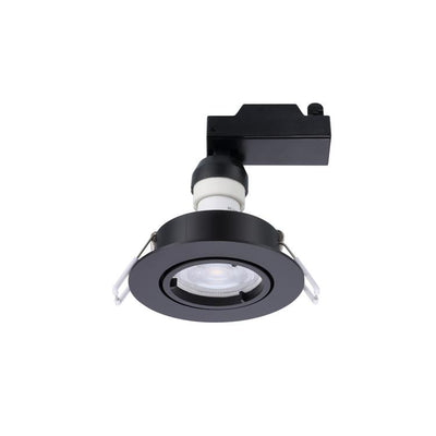 Sylvania 1067280 - kit sylspot rond noir pack de 3 345lm 3000k dir. IP20 | 1 pièce