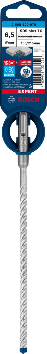 Bosch expert sds plus-7x marteau perforateur 6,5 x 150 x 215 mm