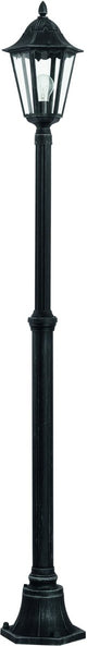 Lampe sur pied Eglo navedo - lampadaire - extérieur - E27 - 200 cm - noir