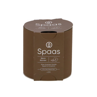 Spaas Glow Sgenced Candle 35H - Warm Wonder