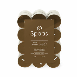 Spaas Gerthelicht Block Emballage x24 4,5 heures - Warm Wonder