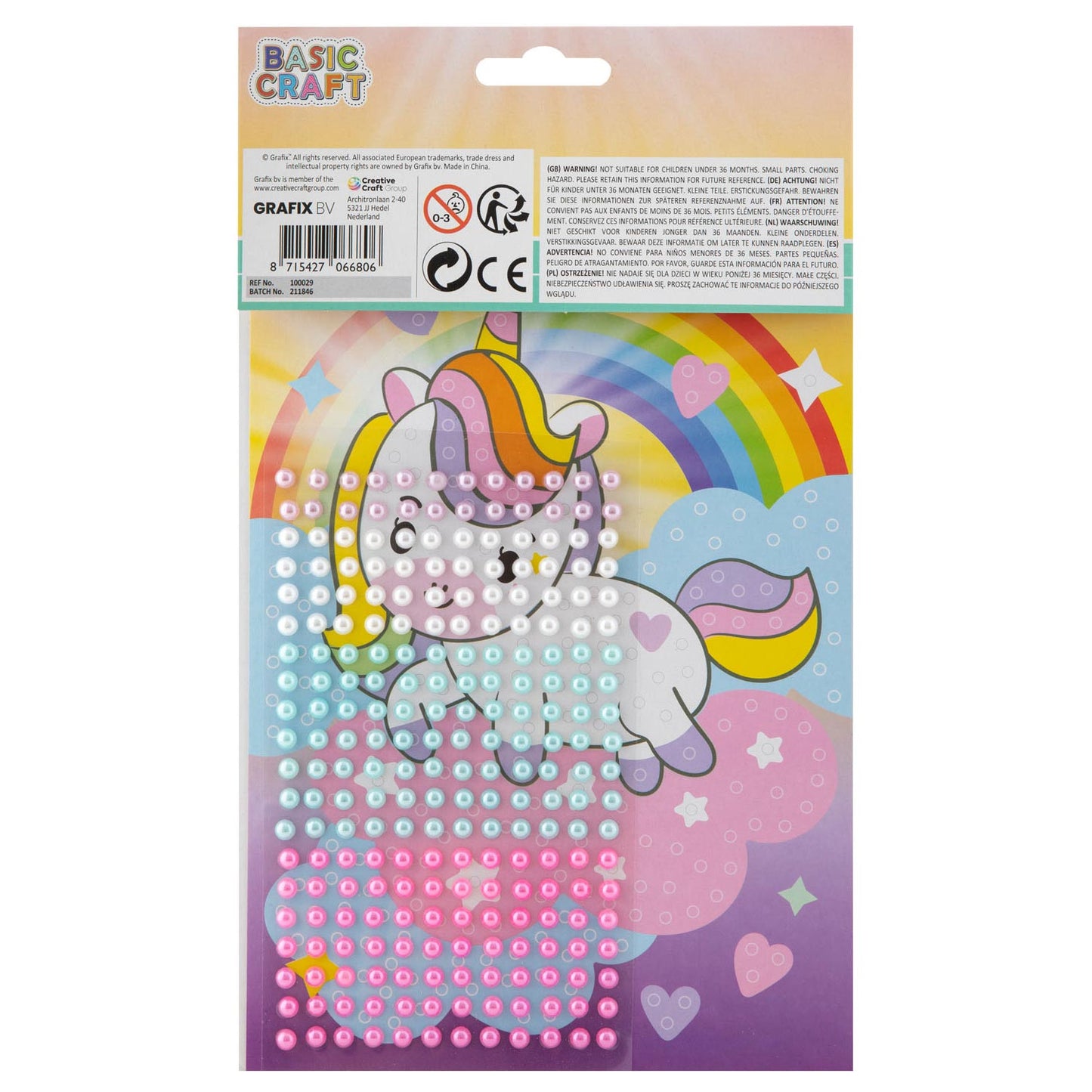 Grafix Craft set perle art licorn
