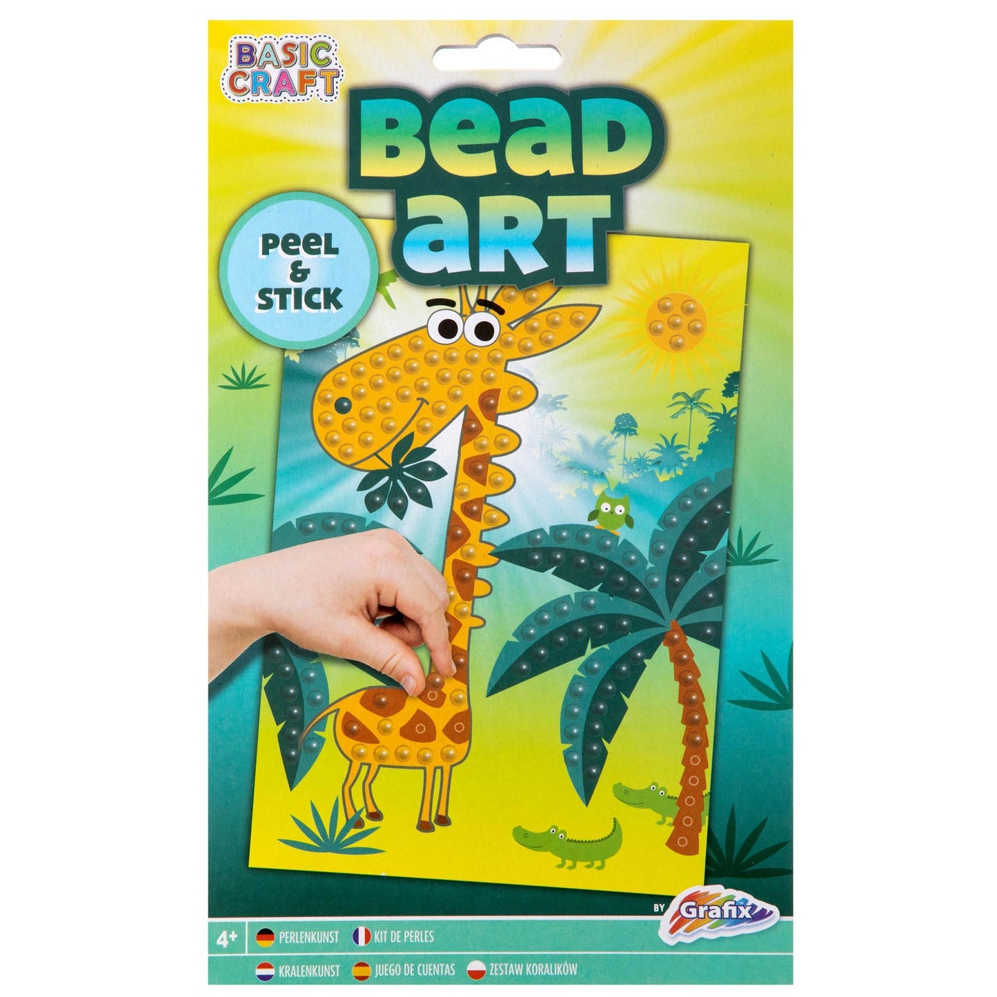 Artisanat de perles art - girafe