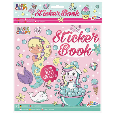 Livre d'autocollants Grafix licorne sirène