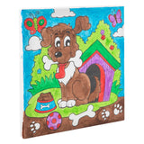 Peinture par numéro - chien en hok - afbeelding 1