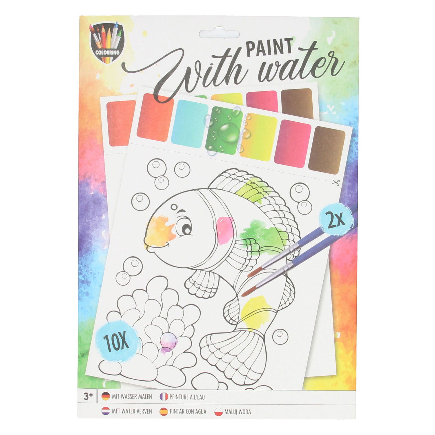 Peinture avec de l'eau, 12dlg.
