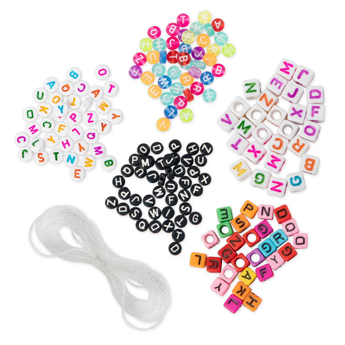 Faites vos propres bracelets - Perles de lettre