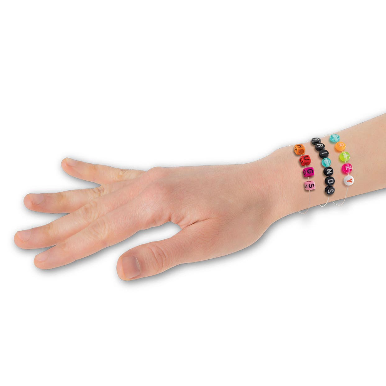 Faites vos propres bracelets - Perles de lettre