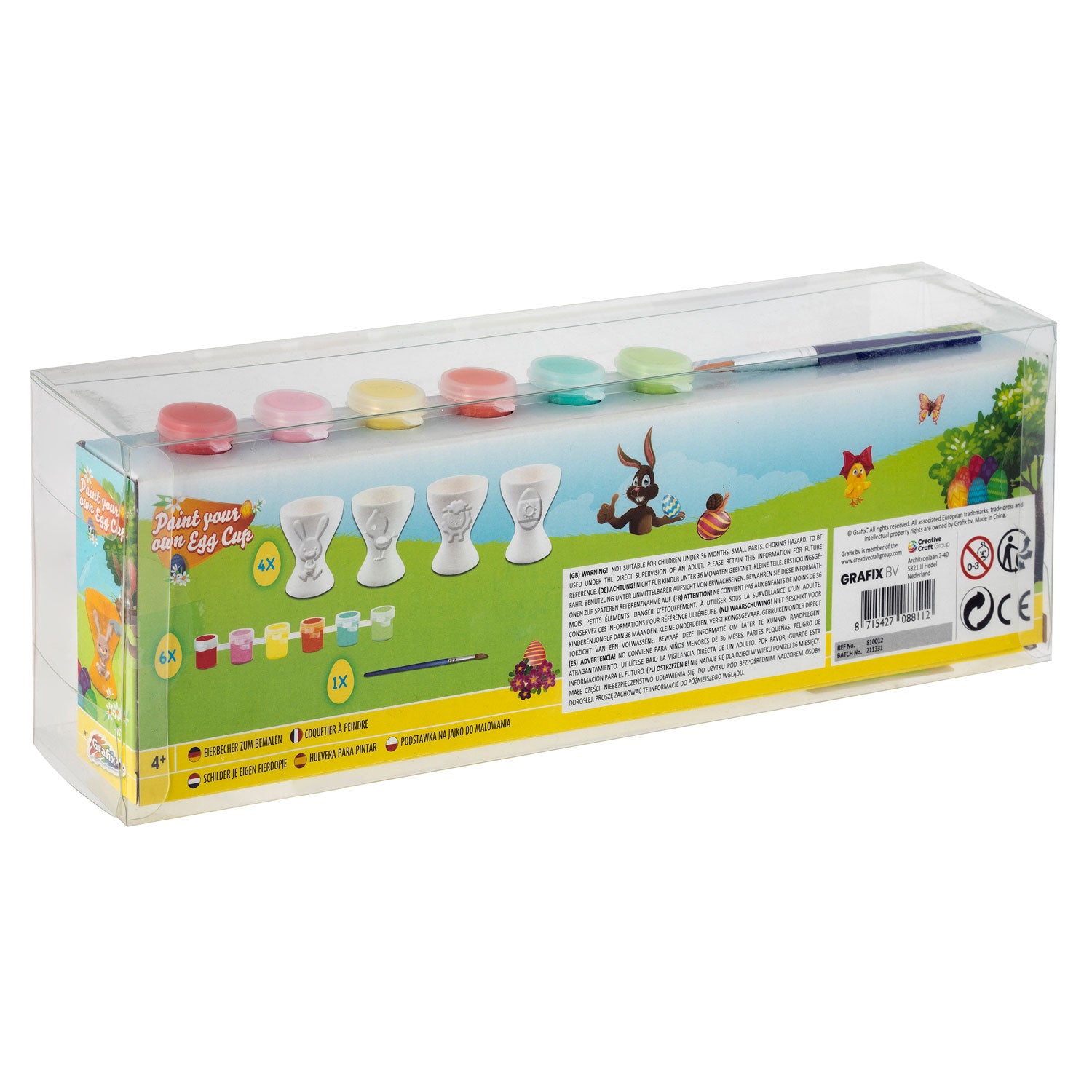 Grafix peint vos propres tasses d'oeufs, 4e.