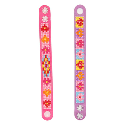 Grafix Diamond Painting Bracelets Pink, 2st.