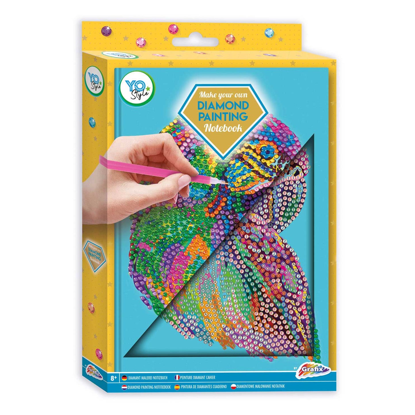 Faire votre propre carnet de peinture de diamant bleu
