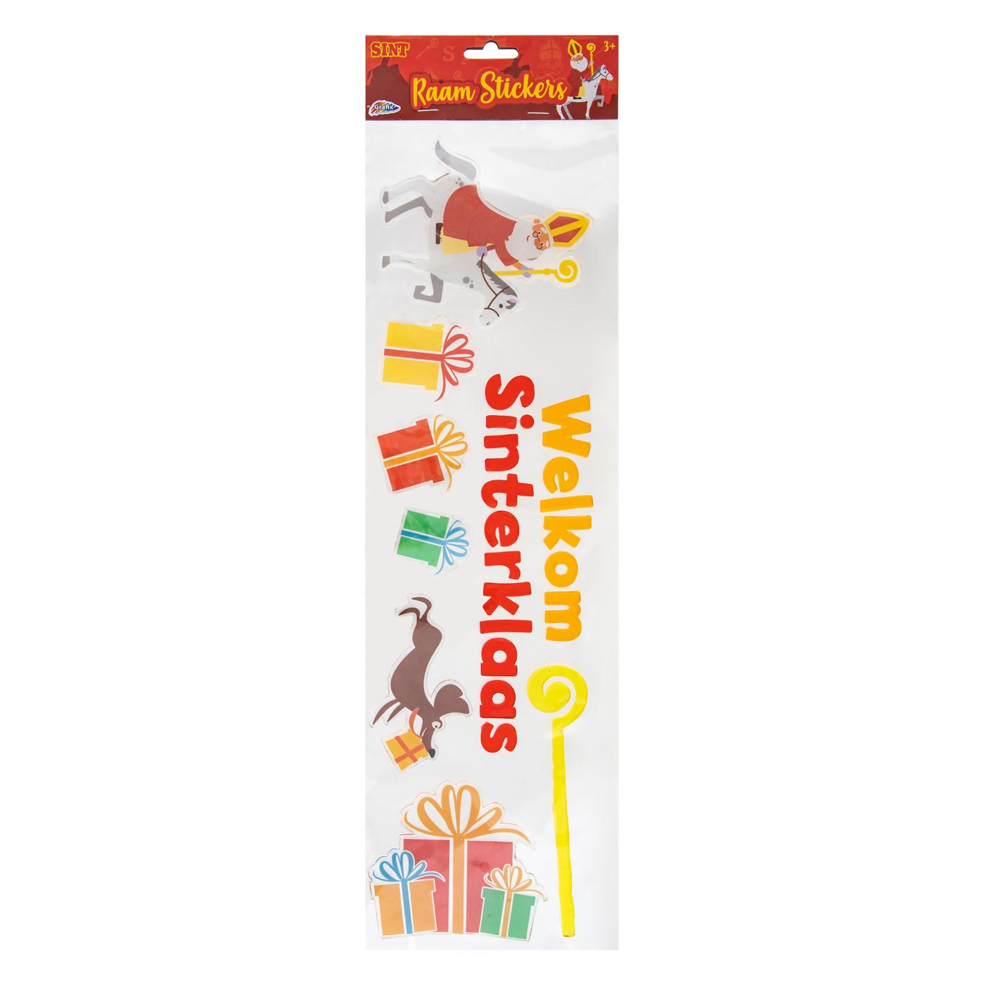 Autocollants de fenêtre de Sinterklaas