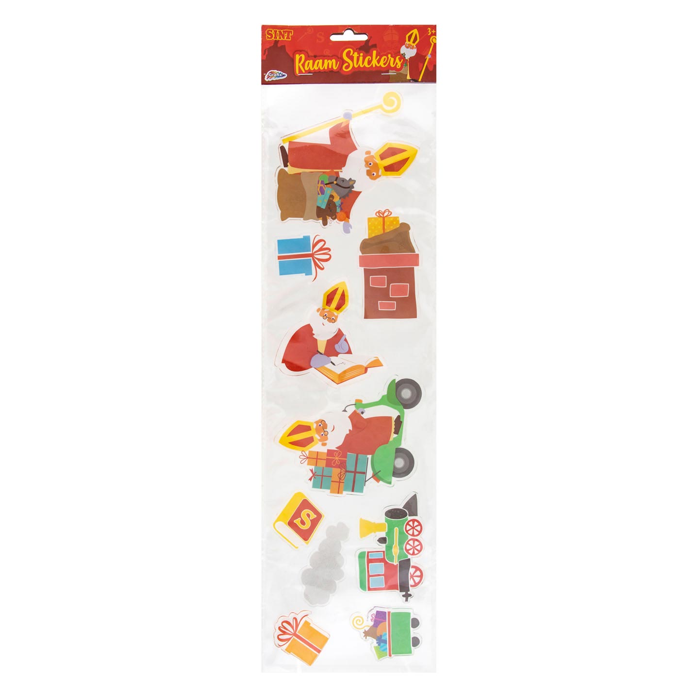 Autocollants de fenêtre de Sinterklaas