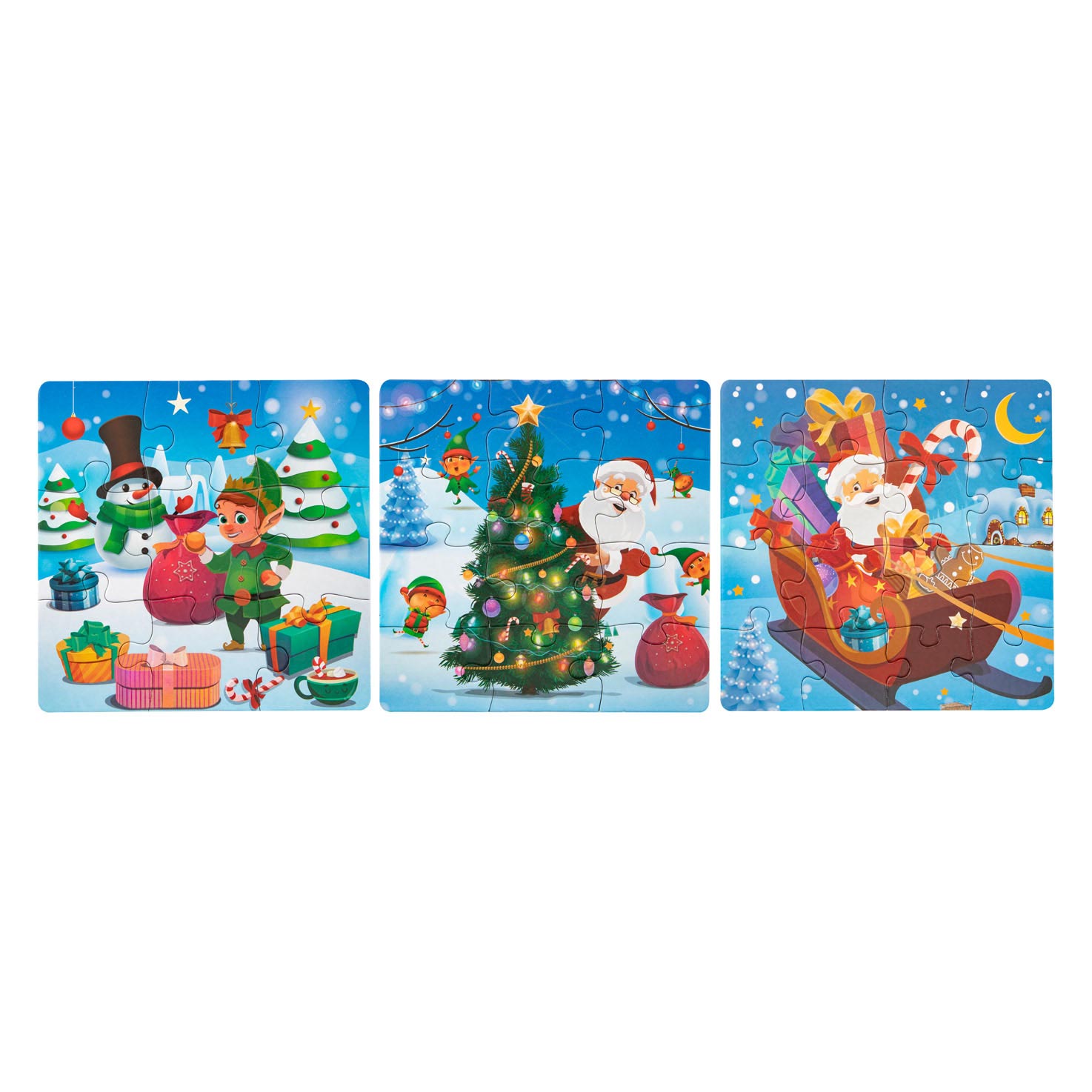 Puzzle de Noël 3-en-1