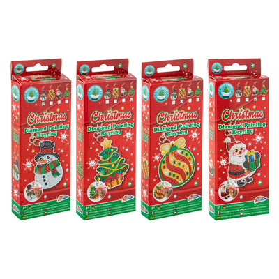 Grafix réalisez votre propre porte-clés en peinture diamant Noël