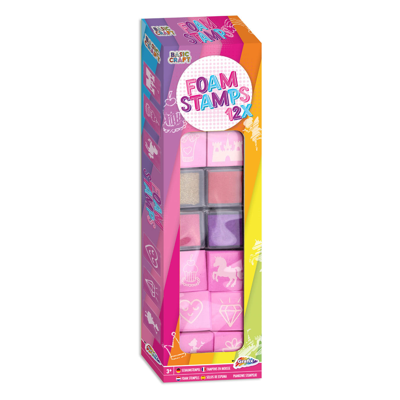 Grafix mousse de mousse set rose