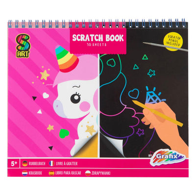 Grafix Scrasbook Eenhoorn, 10 feuilles