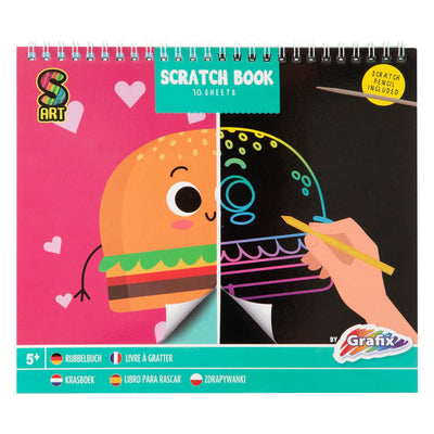 Grafix Krasboek Monstertje, 10 feuilles