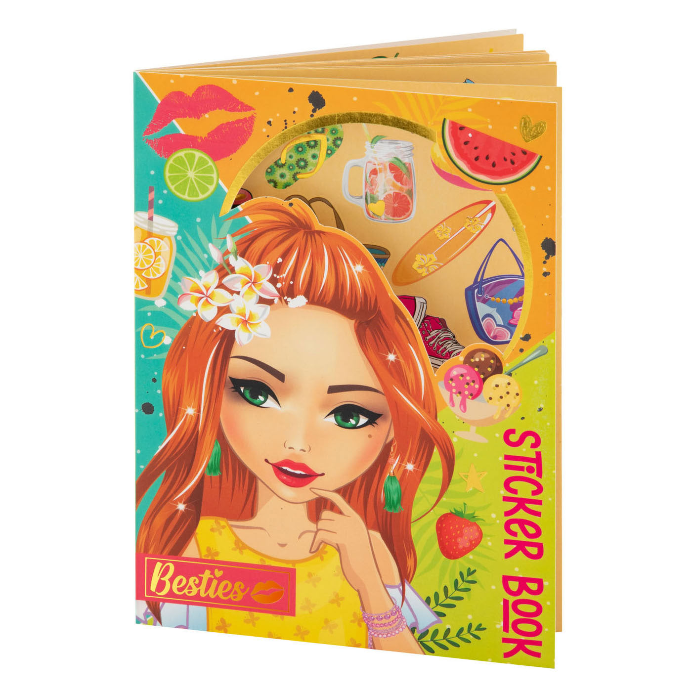 Livre d'autocollants besties du groupe d'artisanat créatif