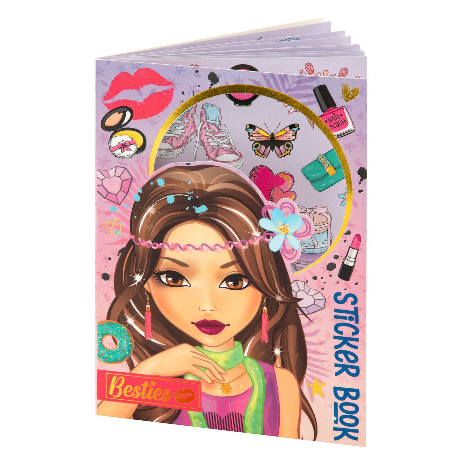 Livre d'autocollants besties du groupe d'artisanat créatif