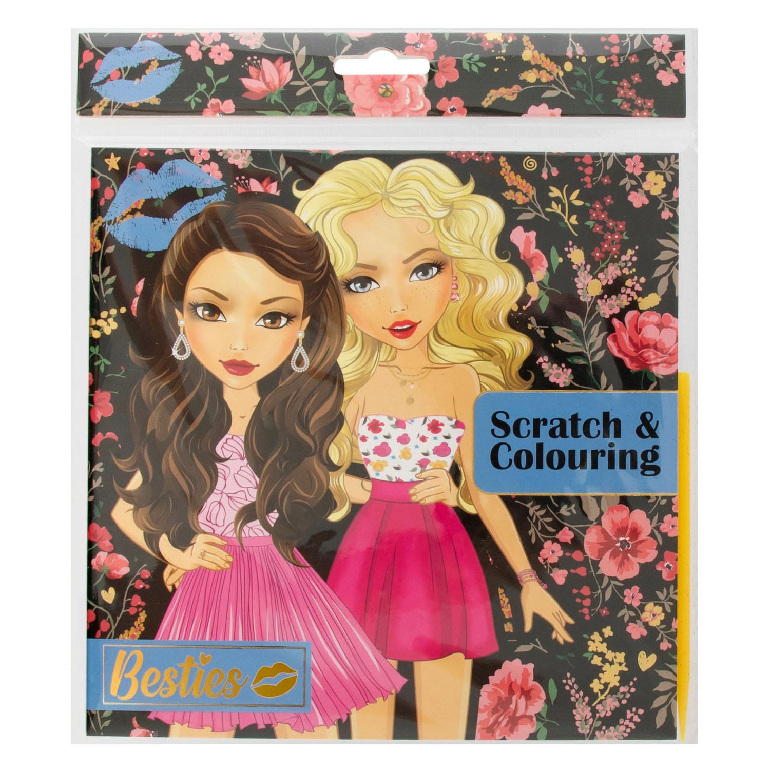 Besties - livre de coloriage à gratter