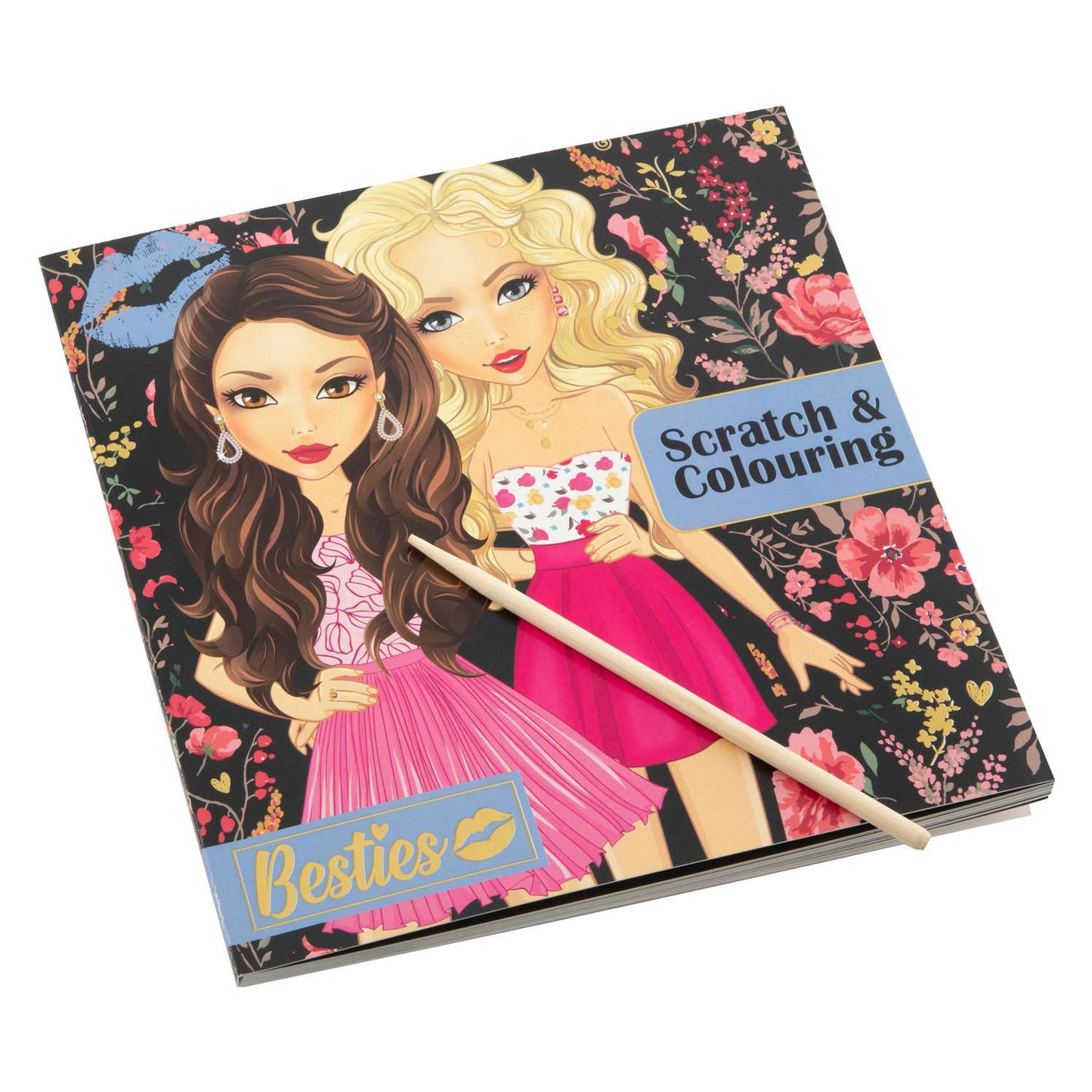 Besties - livre de coloriage à gratter
