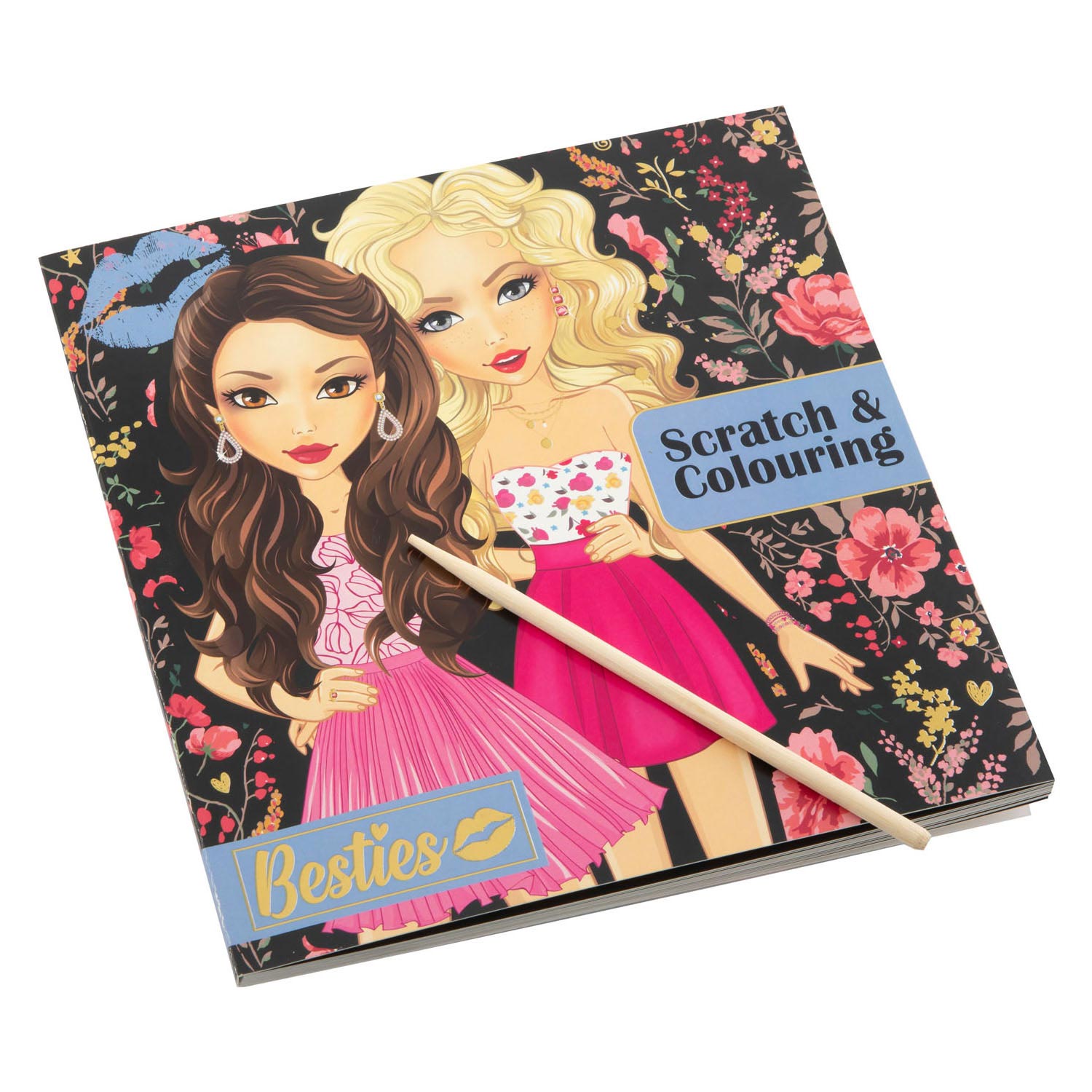 Besties - livre de coloriage à gratter
