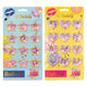 Besties grafix 3d autocollants à paillettes pack de 12