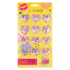 Bestties 3D Sticker Sheet, 12st.