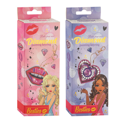 Faire des bestiaux de porte-clés de peinture en diamant