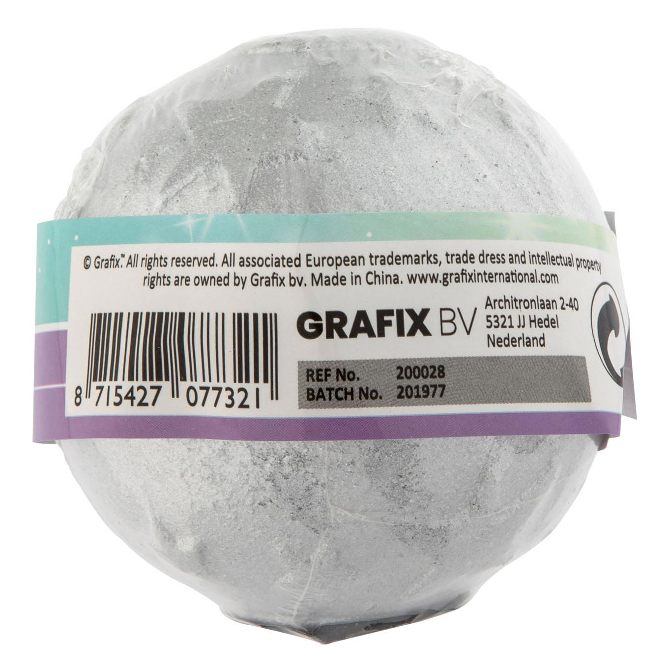 Grafix Bath Brize Ball Lune et étoiles brillantes