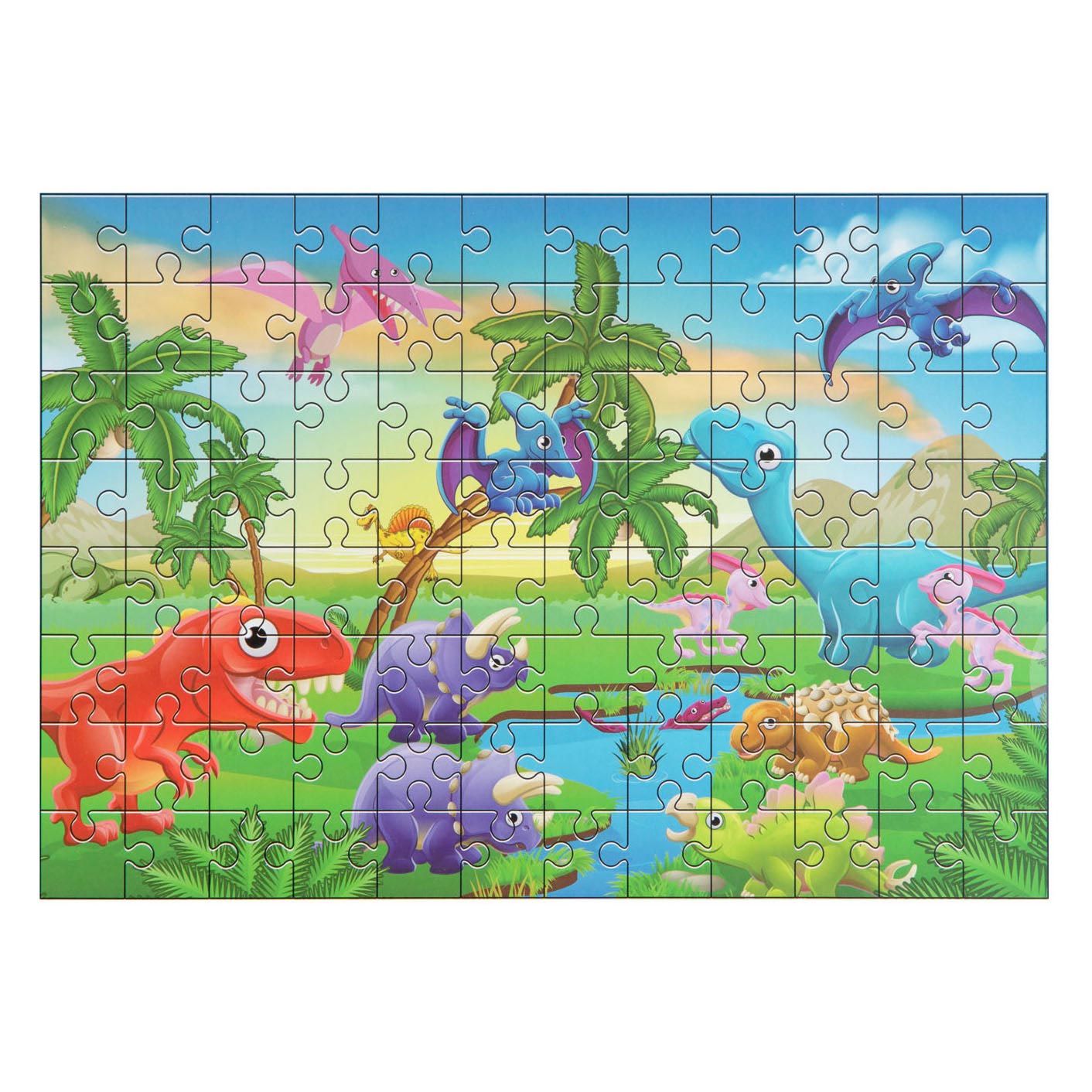 Puzzle de Jigsaw Dininereld, 96st.