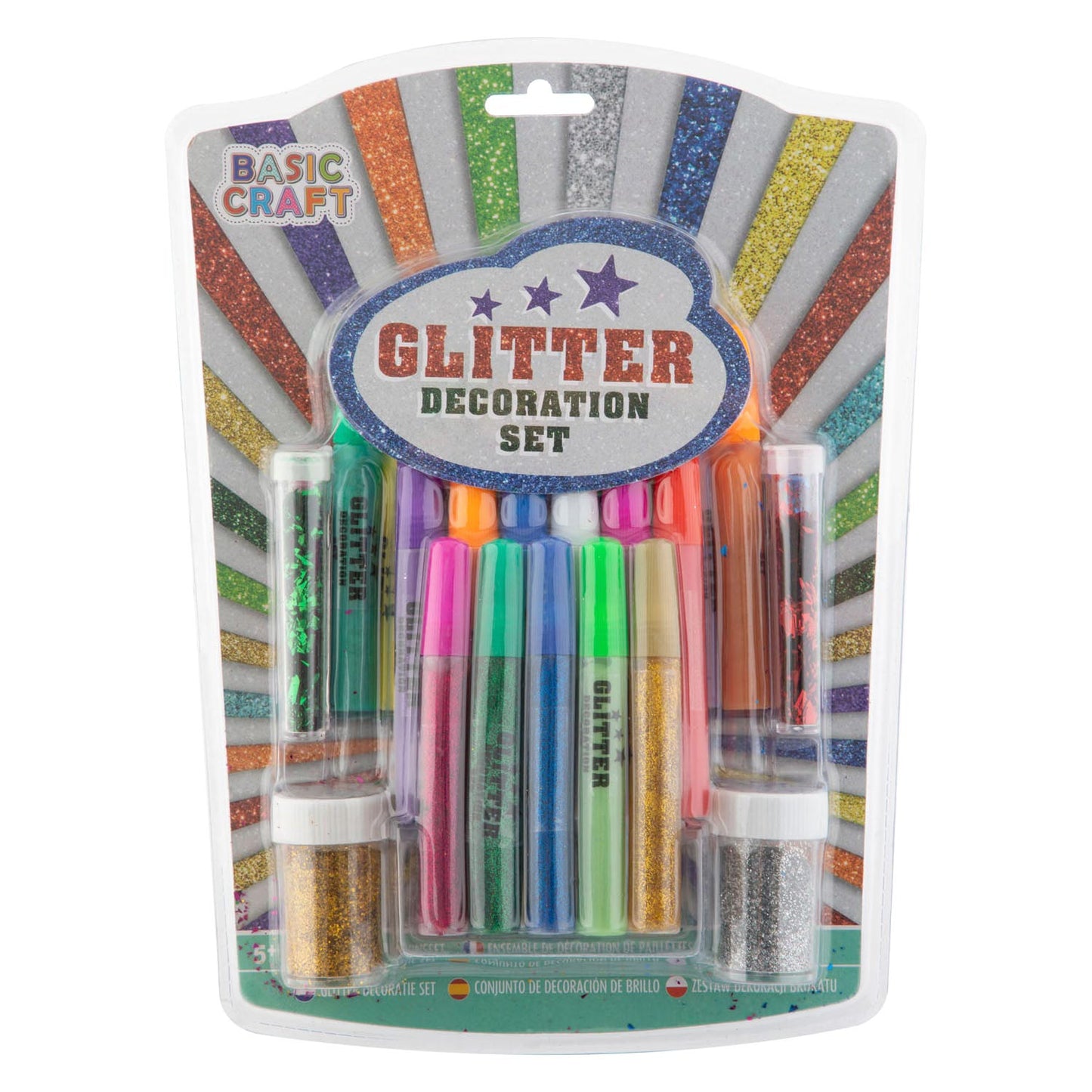 Ensemble décoratif de paillettes, 17dlg.