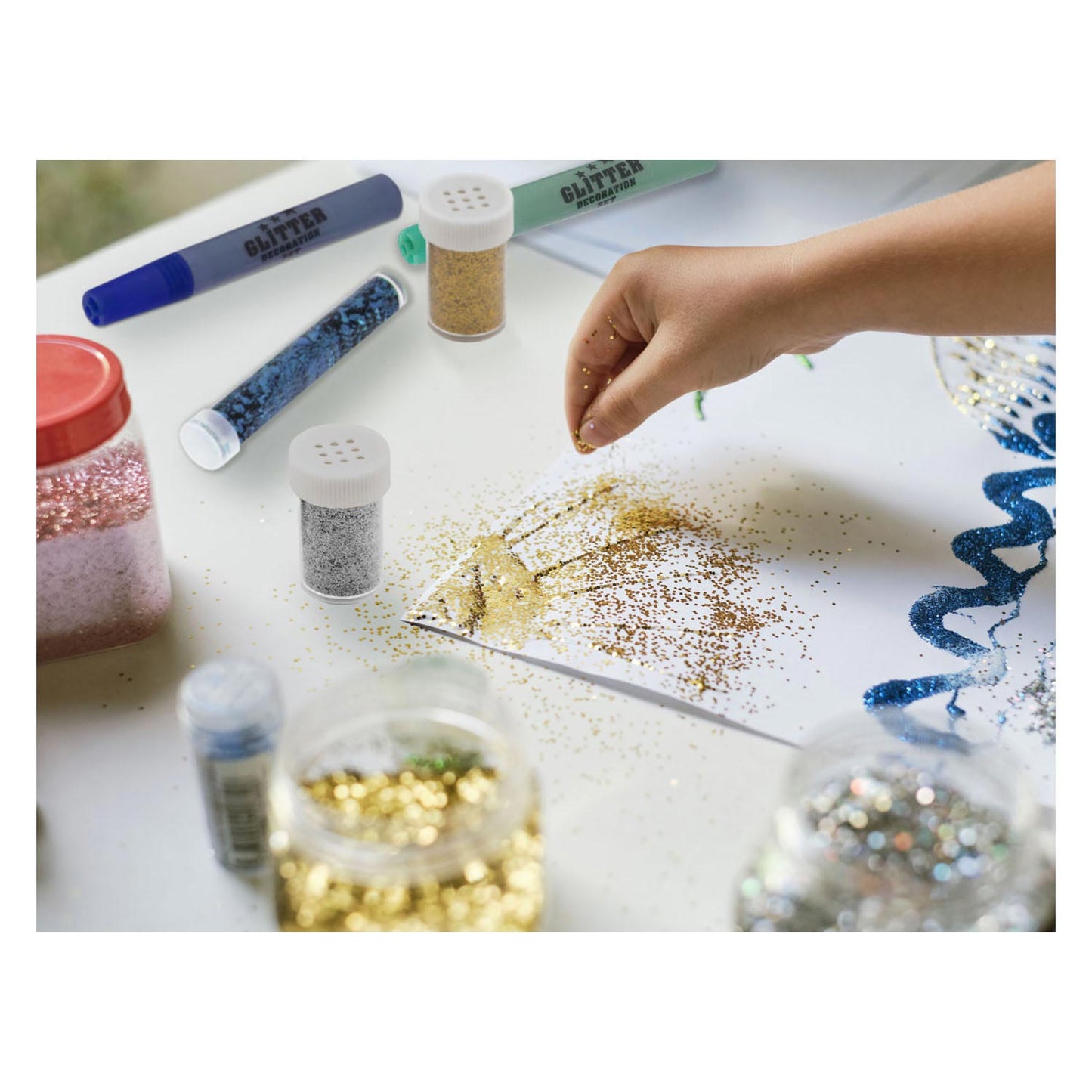 Ensemble décoratif de paillettes, 17dlg.
