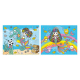 Grafix Glitter Puzzle Set Mermaid, 2x24st. - afbeelding 2