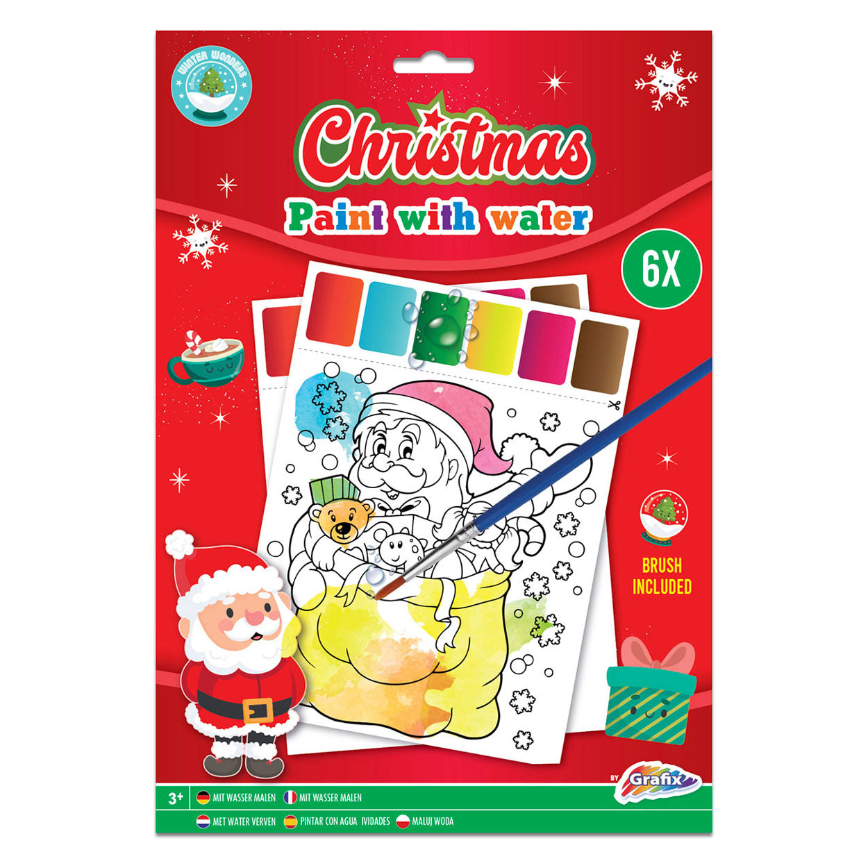 Livre de dessin à l'eau Noël