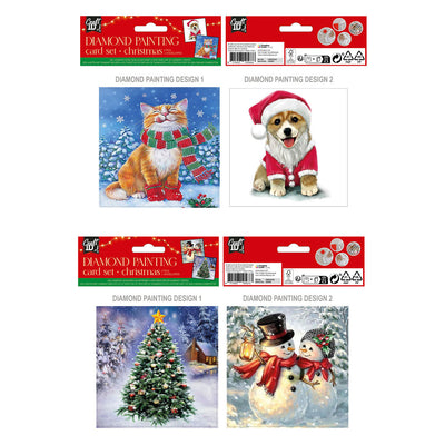 Grafix craft id diamant peinture cartes de Noël
