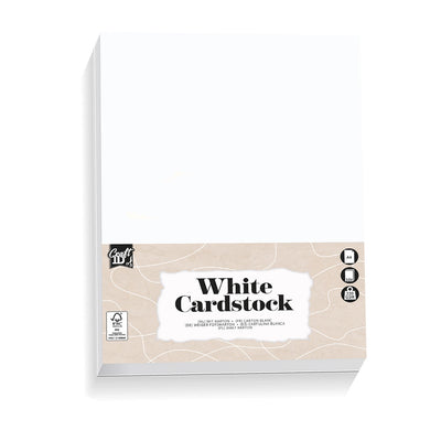 Creative Craft Group Hobby Cardboard blanc A4, 10 feuilles