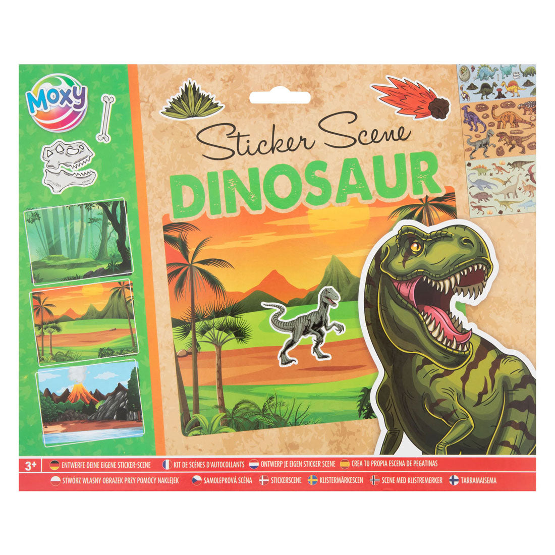 Creative Craft Group Design votre propre scène d'autocollant dinosaurus