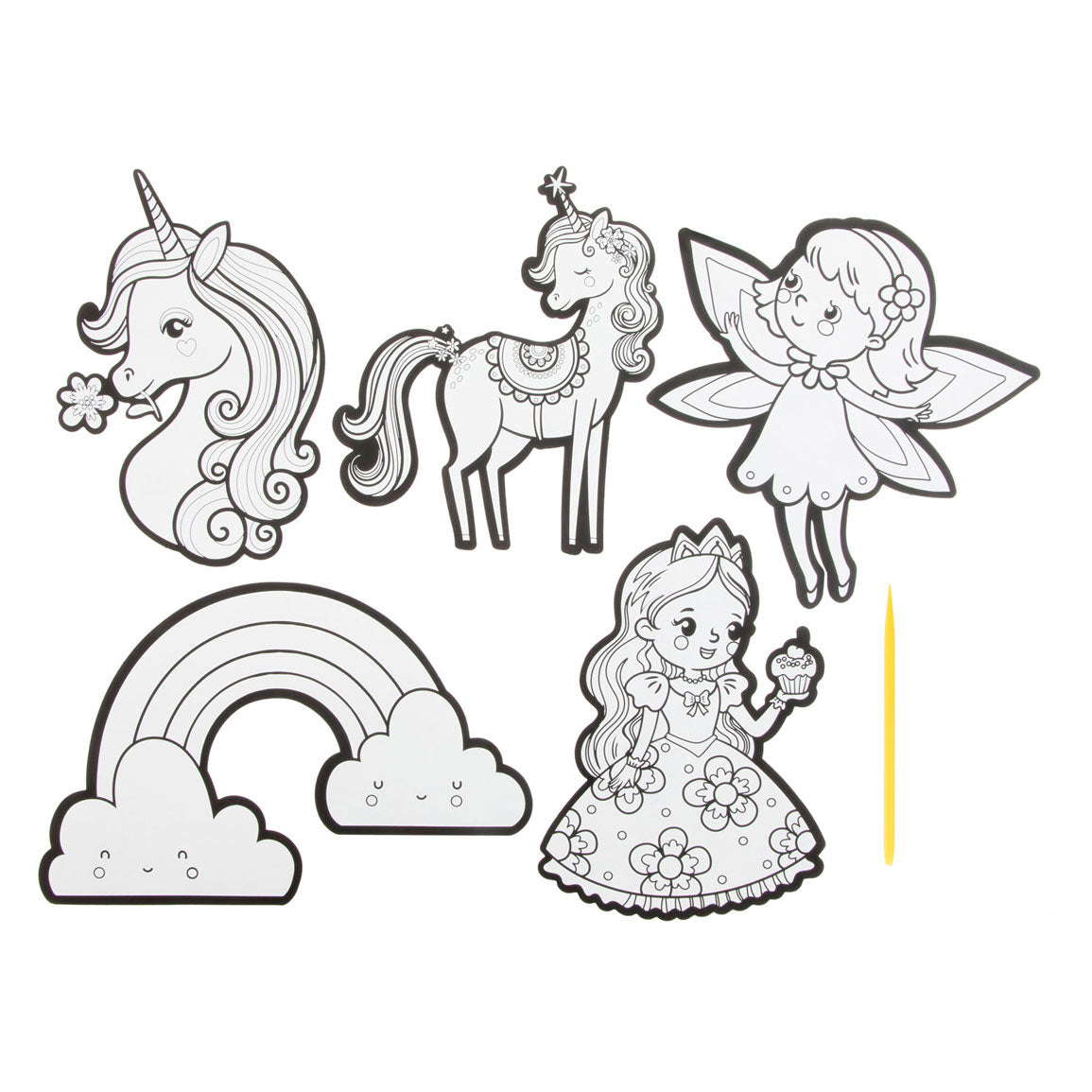 Creative Craft Group Kraskunst Stickers Fantasie World, 6DLG.