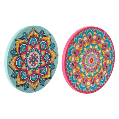 Creative Craft Group Diamond Painting Mandala Canvas, 30 cm
