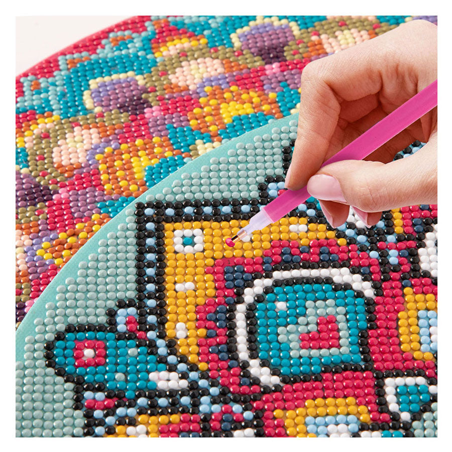 Creative Craft Group Diamond Painting Mandala Canvas, 30 cm