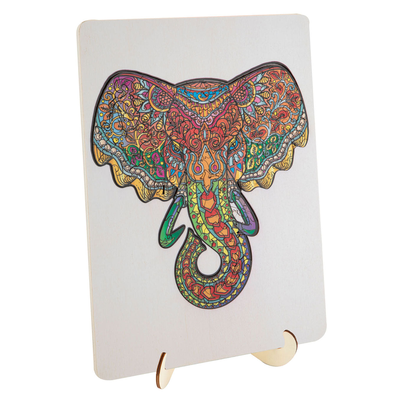 Creative Craft Group Wooden Jigsaw Puzzle Elephant, 132st.