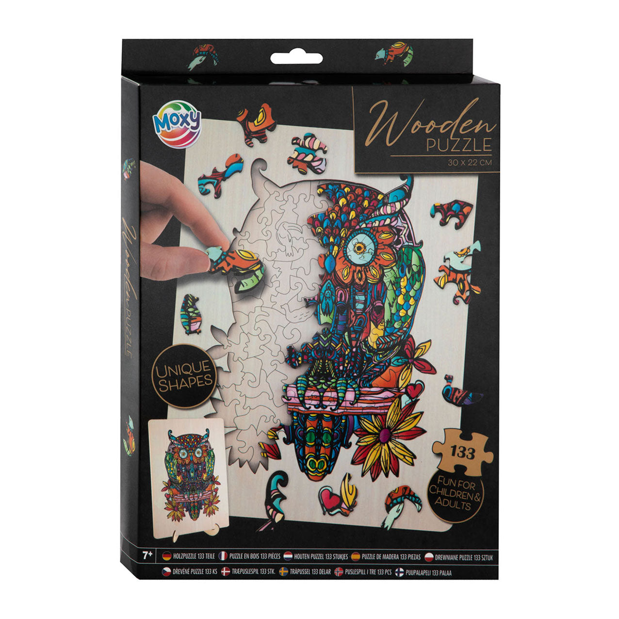 Autres marques Moxy Wooden Puzzle Owl 133 pièces