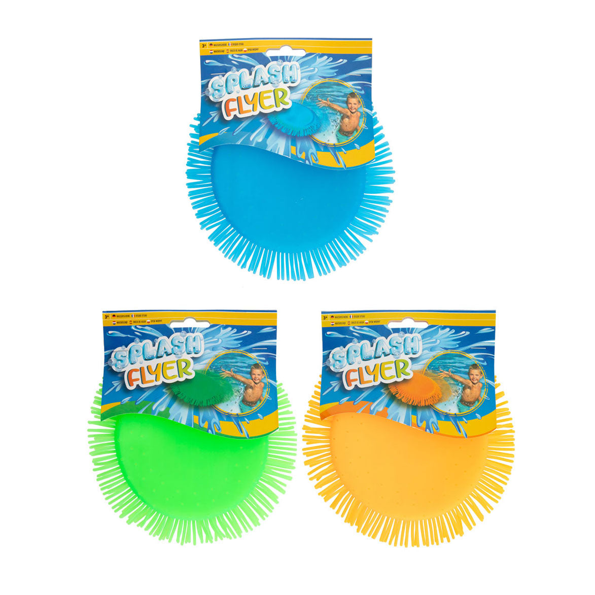Frisbee dépliant splash de groupe d'artisanat créatif, 17 cm