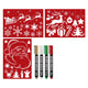 Ensemble de décoration de vent de Noël de Creative Craft Group